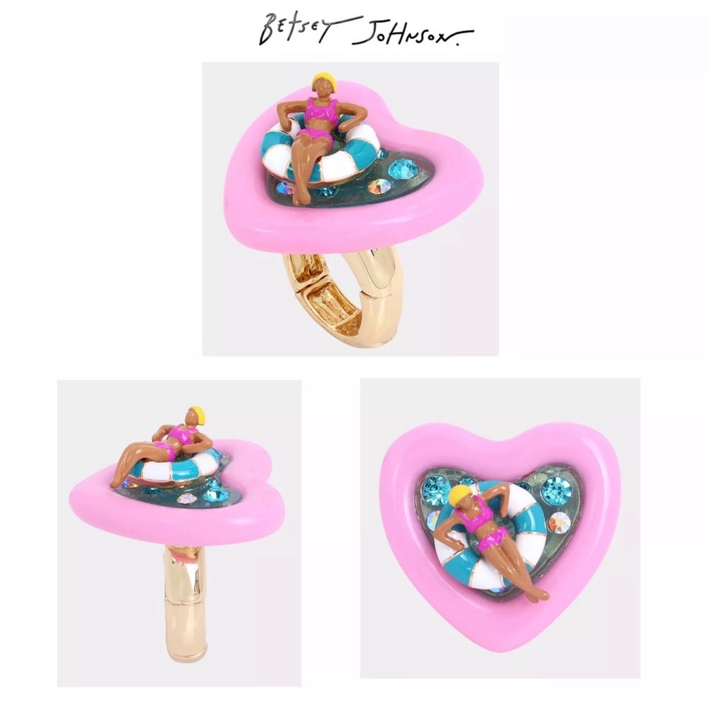 COPY - COPY - Betsey Johnson Pool Party Adjustable Ring